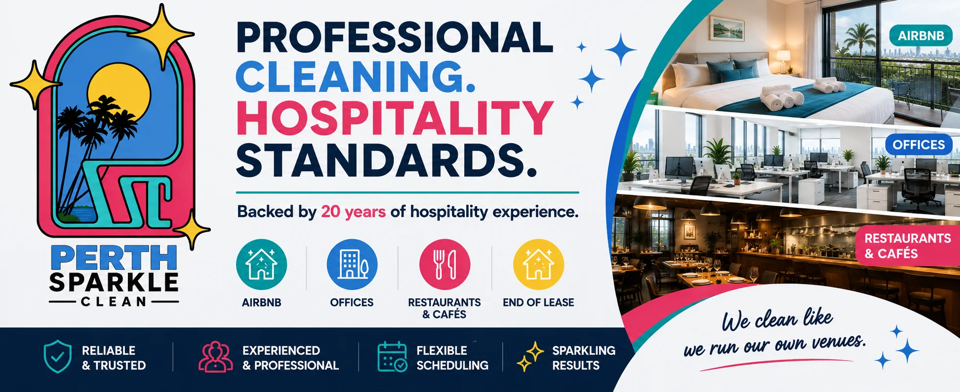 Perth Sparkle Clean — Professional Cleaning. Hospitality Standards.
